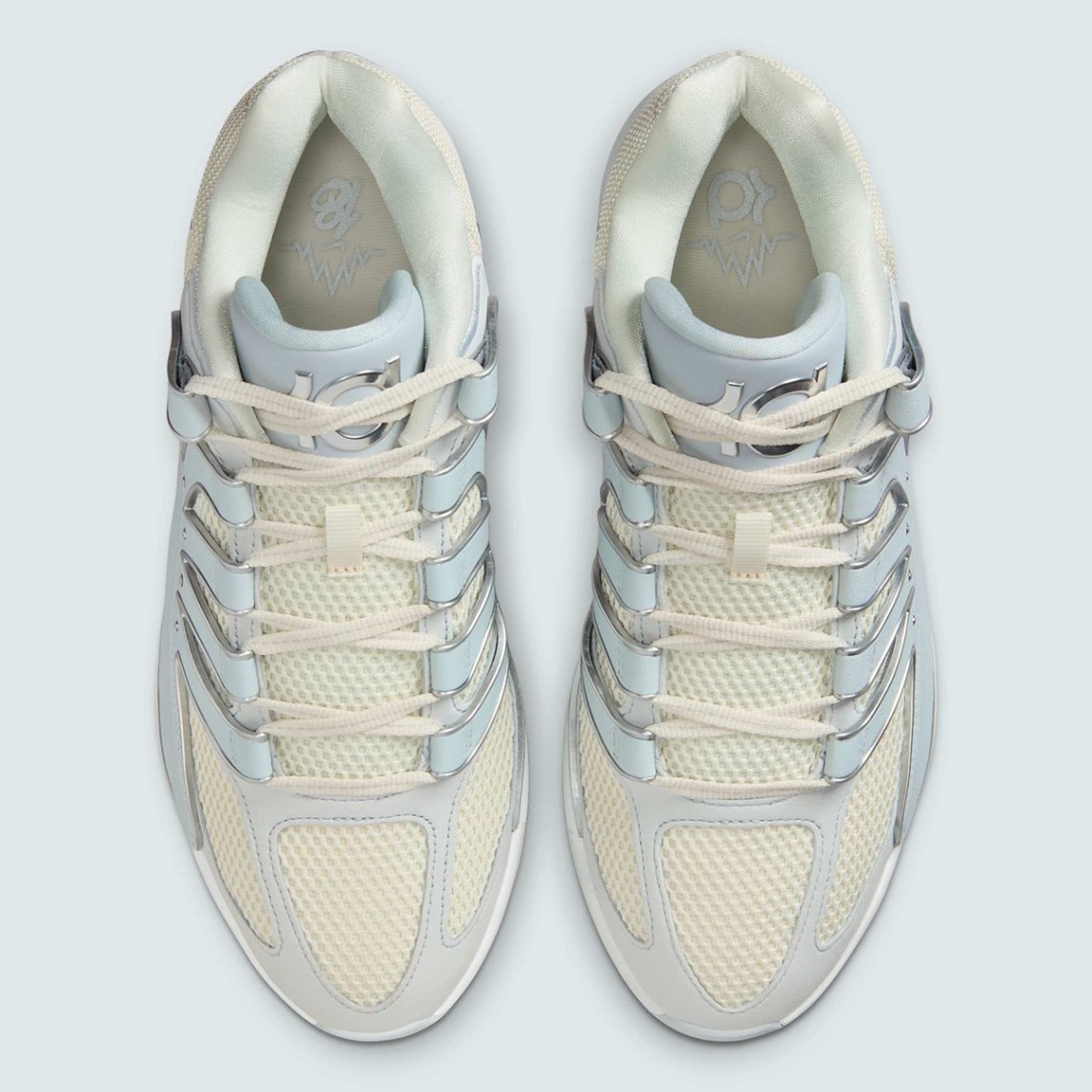 Nike KD 18 Soft Pearl Platinum Basketball Shoes  HV1992-001 Mens 8 / Womens 9.5 Nike KD 18 Pure Platinum Soft Pearl HV1992 001 Men main image 4