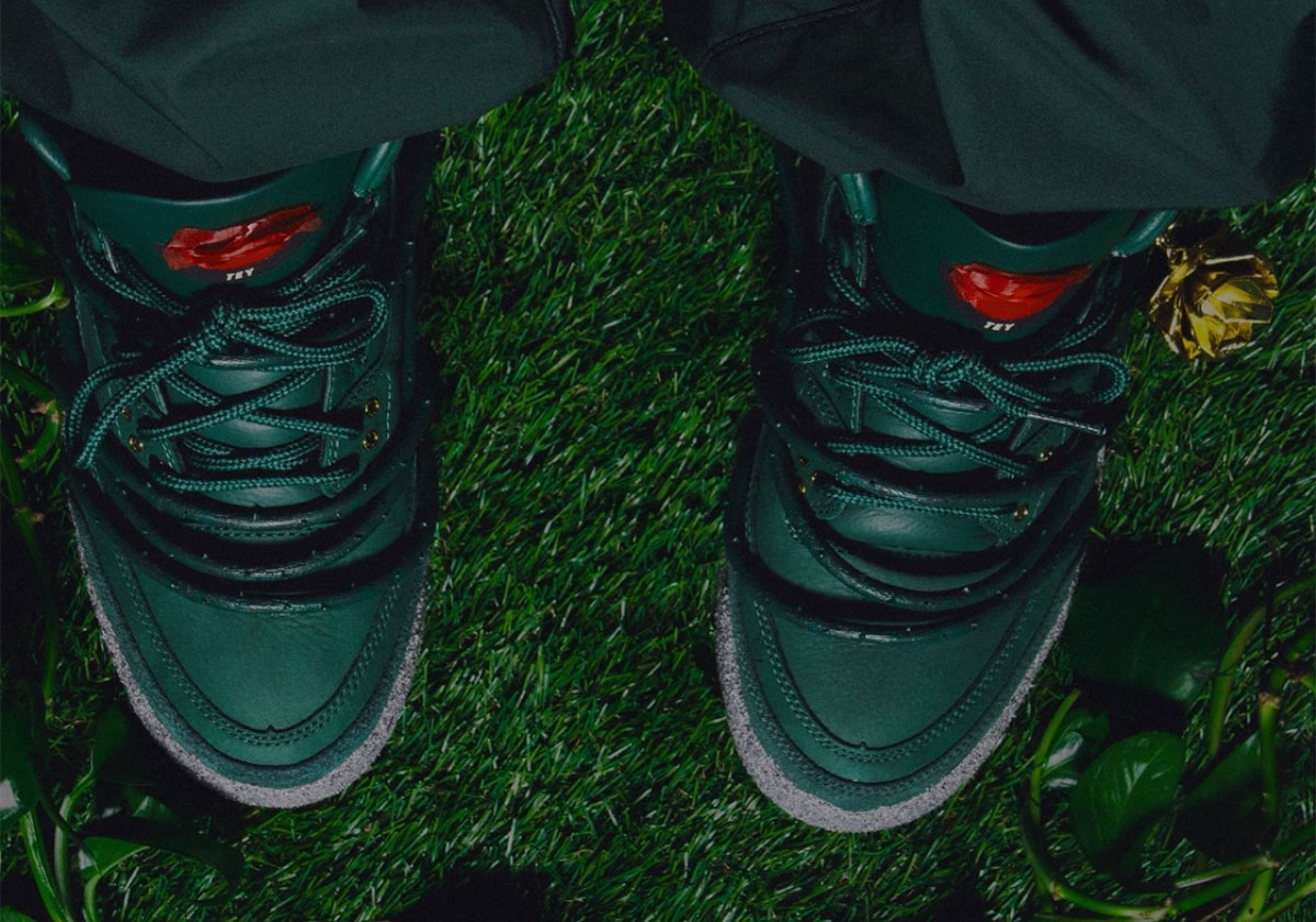 First Look At The Teyana Taylor x Air Jordan 3 “Concrete Rose”