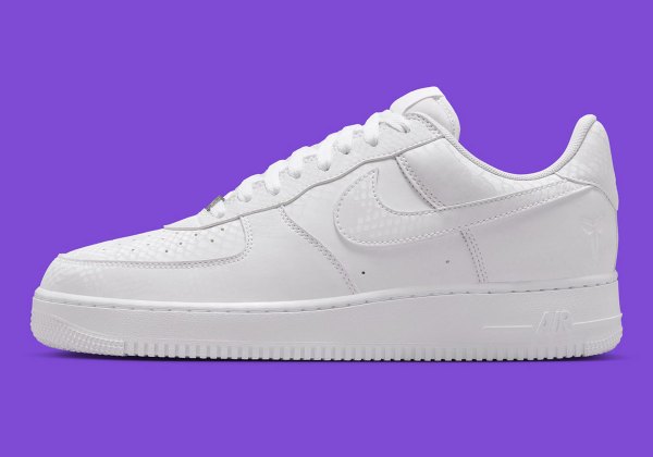 Kobe Bryant Nike Air Force 1 Low "Forever White" IB0018-100 ...