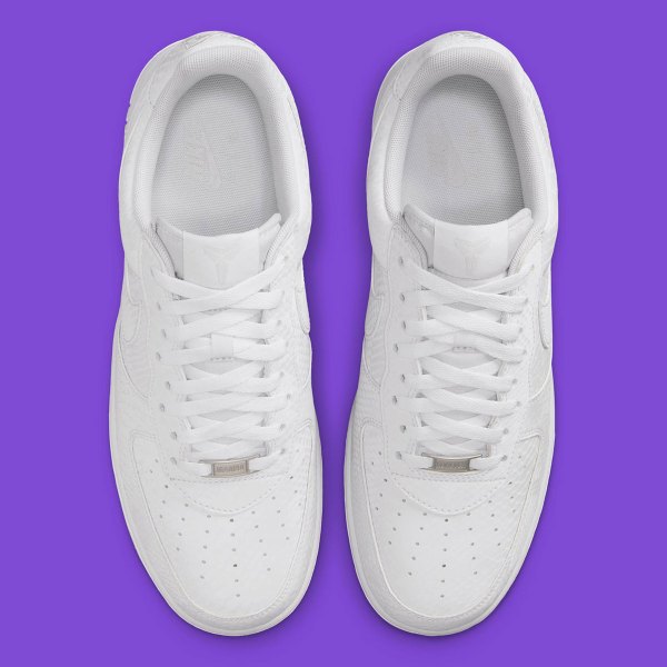 Kobe Bryant Nike Air Force 1 Low "Forever White" IB0018-100 ...