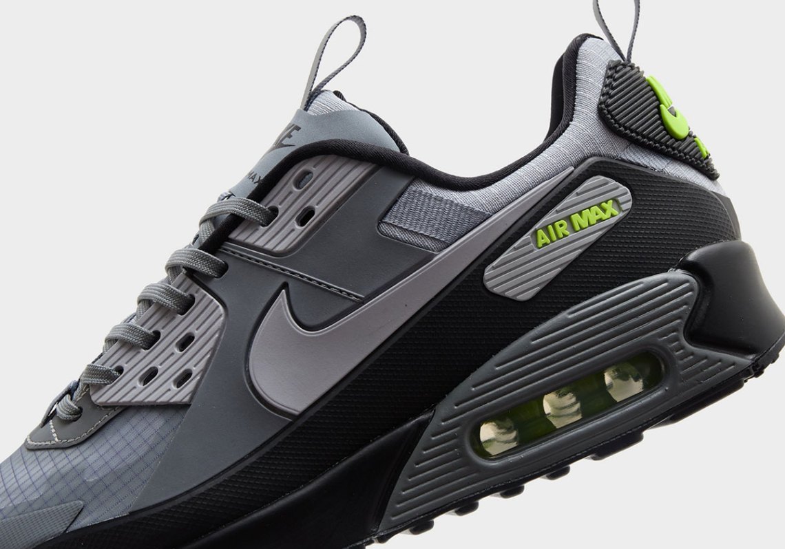Nike Air Max 90 Drift \'Cool Grey Volt\' Mens Running Shoes (NEW) IO1908 065 Nike Air Max 90 Drift  main image 3