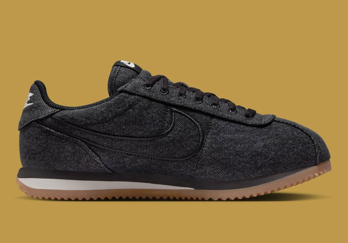 Nike Cortez Black Denim Im8052 010 1