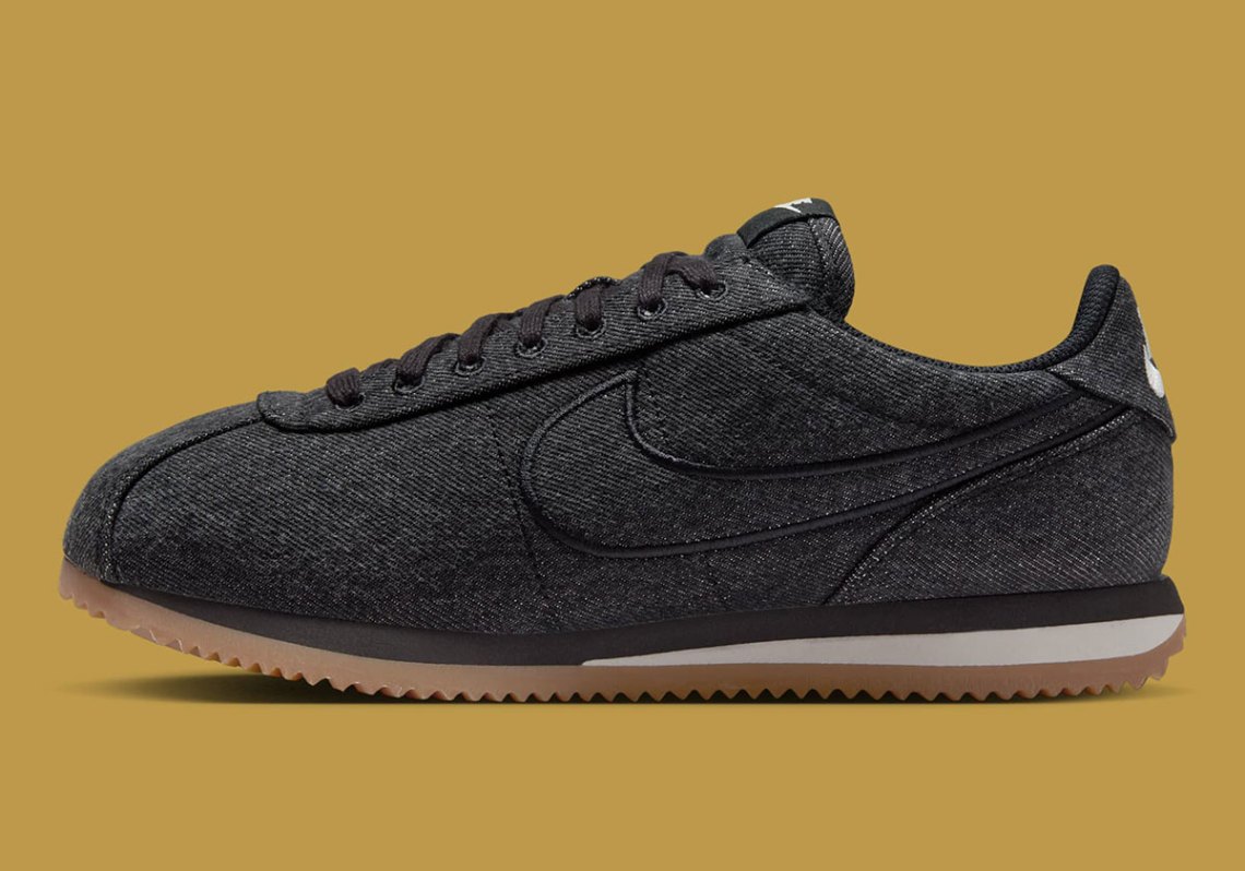 Nike Cortez Black Denim Im8052 010 3