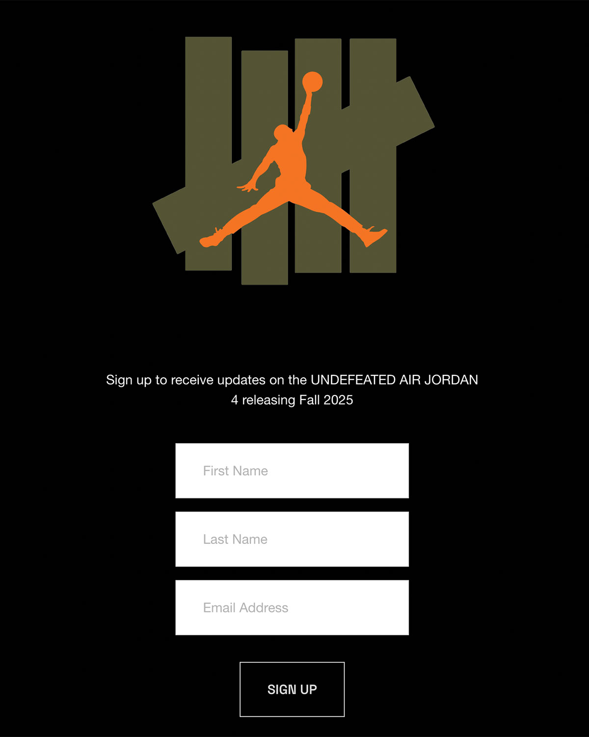 undefeated jordan 4's