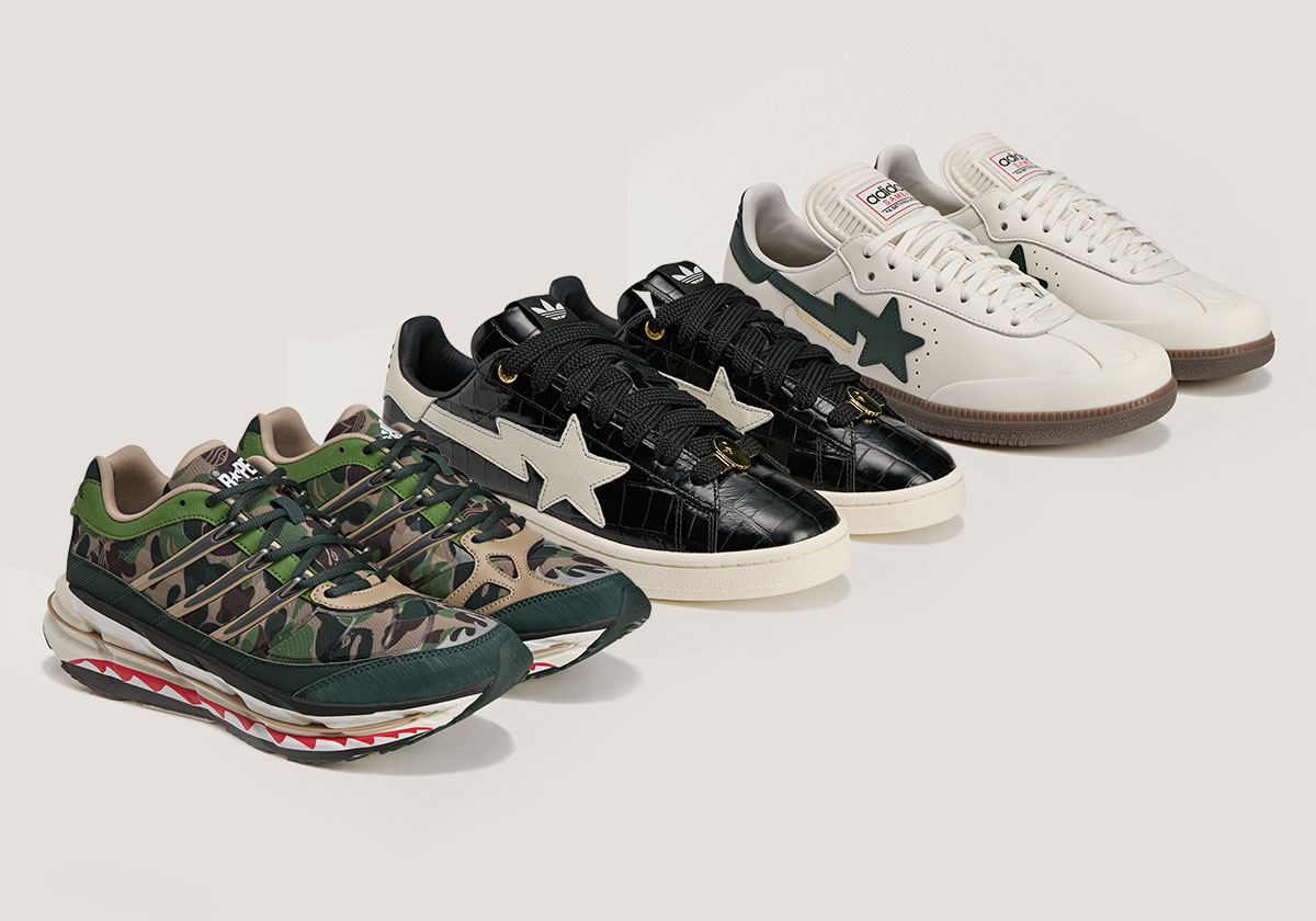 Official Images Of The BAPE x adidas World Cup Pack Launching February 2026