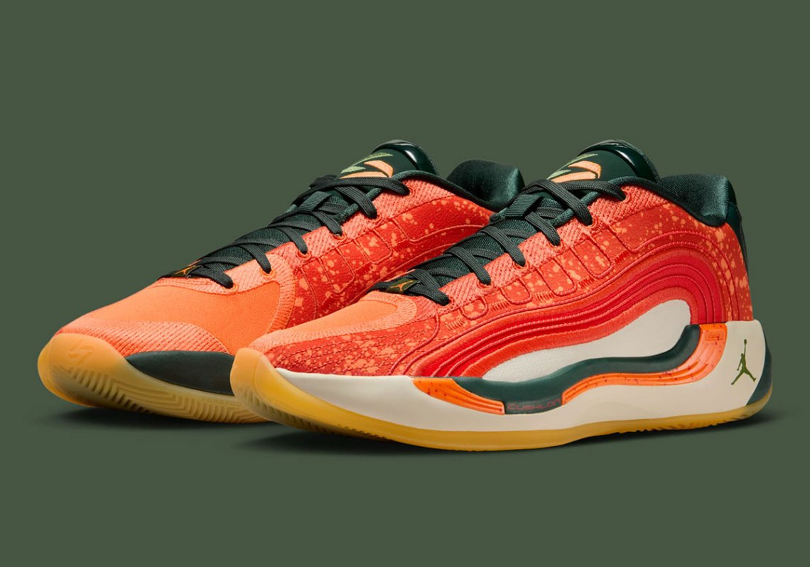 Nike Jordan Luka 4 Gone Camping Orange Green Men\'s Basketball Shoes IB7903-300 Luka 4  main image 4