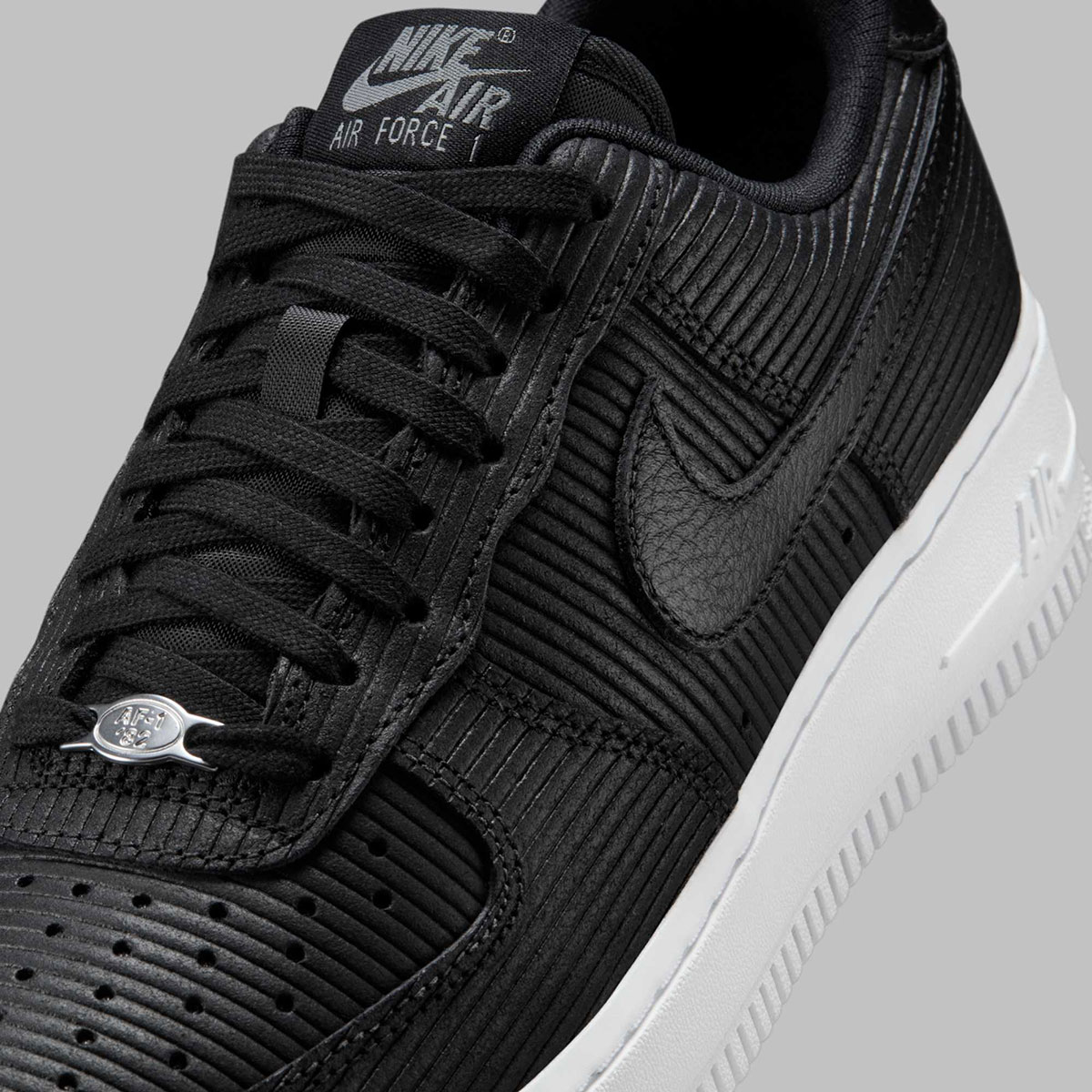 Nike Air Force 1 Low Corduroy Black Im6533 002 2
