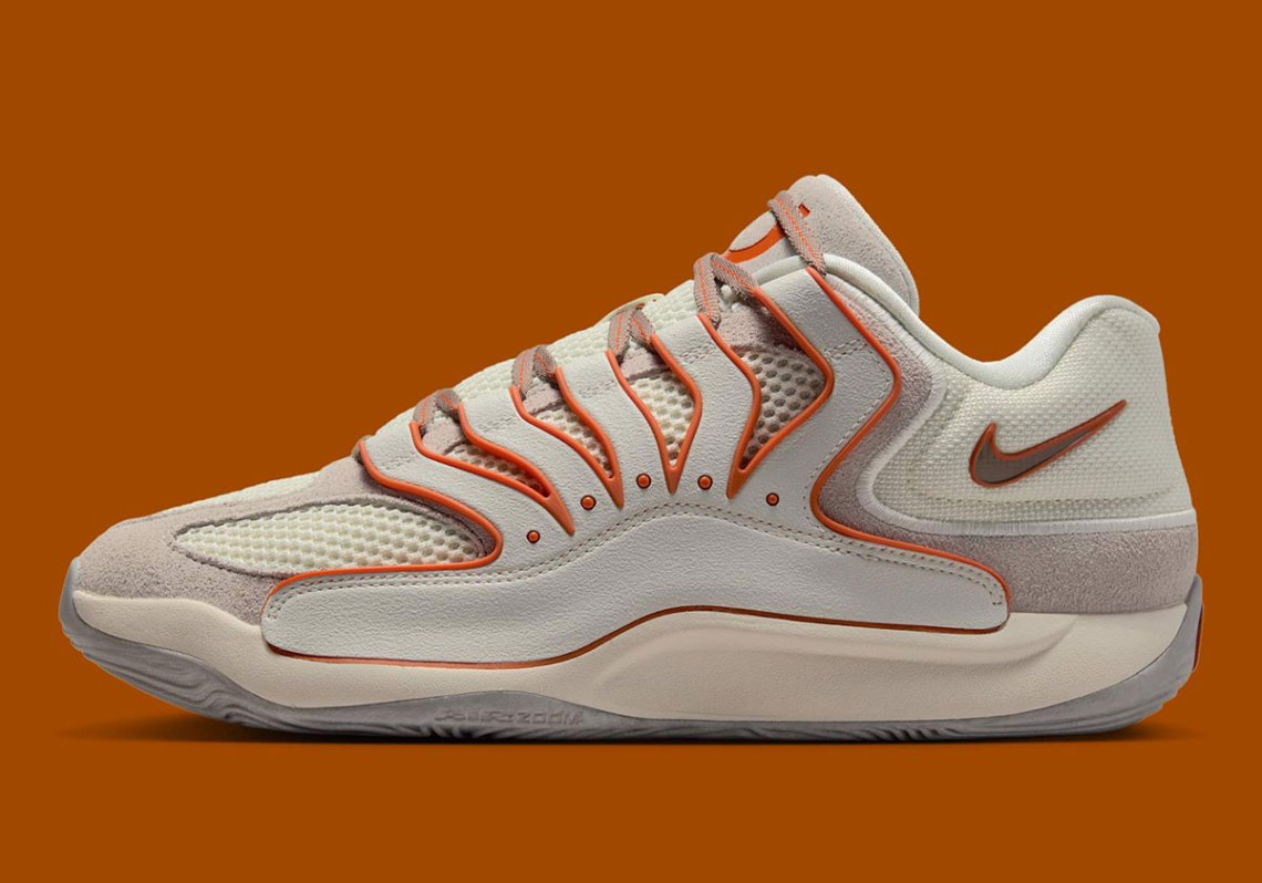 Nike KD 18 Rise Texas Longhorns Soft Pearl Campfire Orange HV1992-003 sz 16 Nike KD 18 Rise HV1992-003 Release Date main image 4