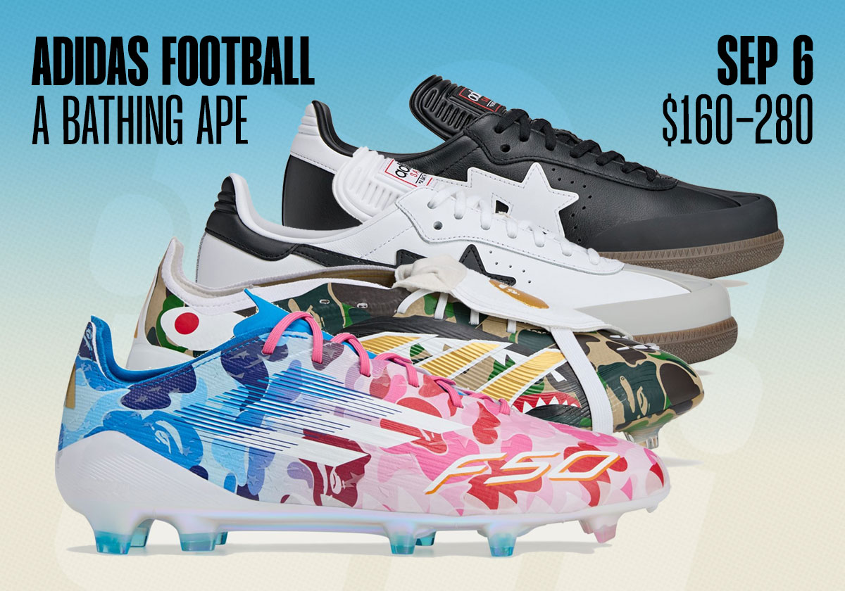 Sneaker Releases Bape Adidas Football