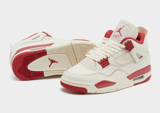 Official Retailer Images Of The Air Jordan 4 “Valentine’s Day”