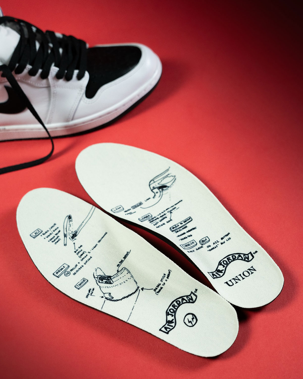 Jordan 1 Fragment Union White Black 4