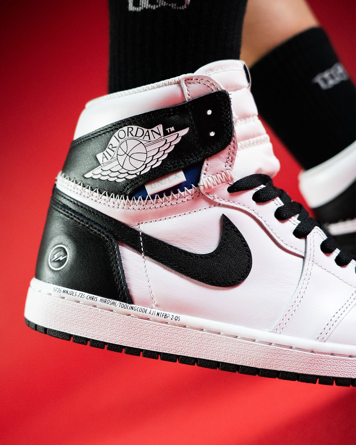 Jordan 1 Fragment Union White Black 7