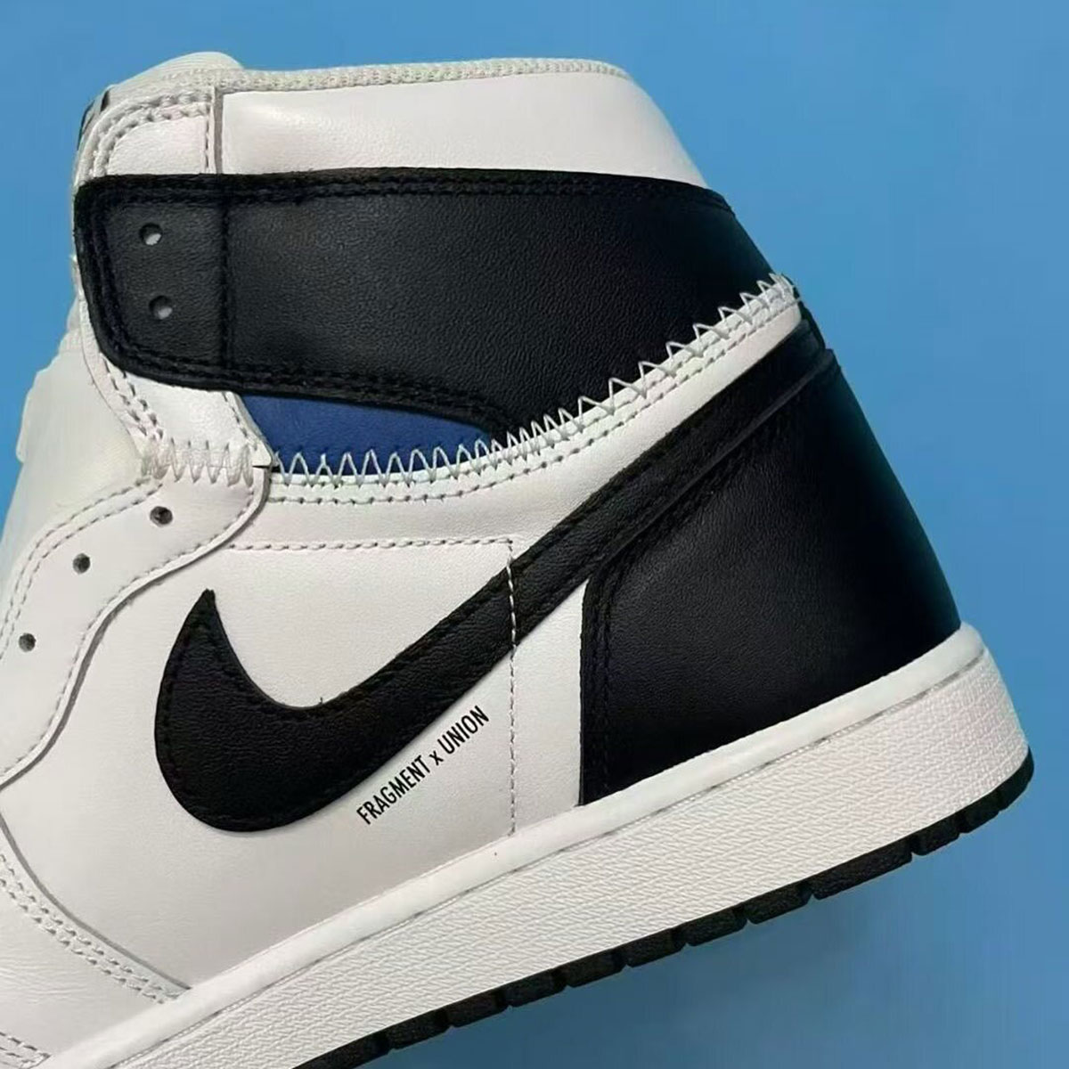 Jordan 1 Fragment Union Whte Black 1