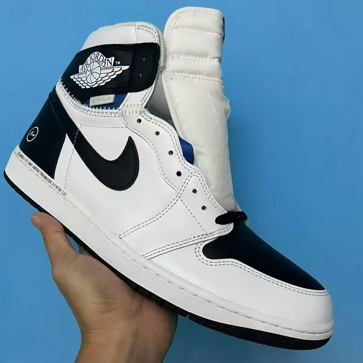 Jordan 1 Fragment Union Whte Black 3