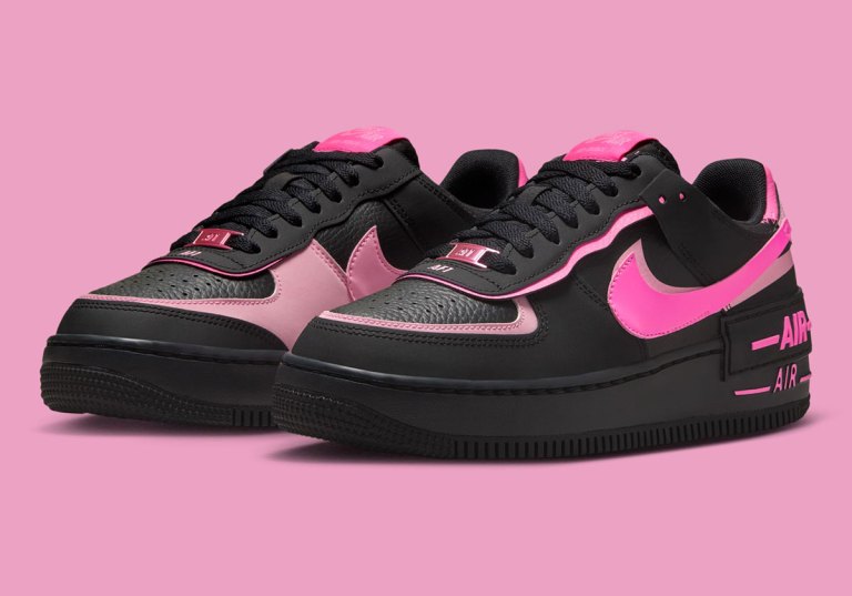 Nike Air Force 1 Shadow Black/Pink 2025 | SneakerNews.com display picture 1