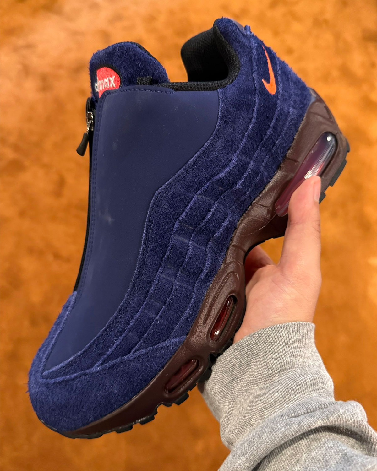 Nike Air Max 95 Zip Navy Red 1