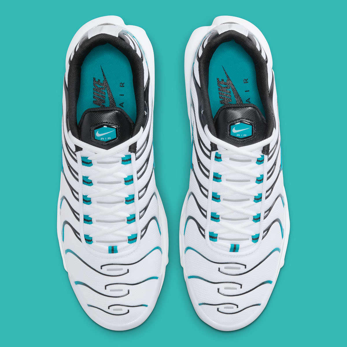 Nike Air Max Plus White Reflective Silver Turbo Green 604133 136 4