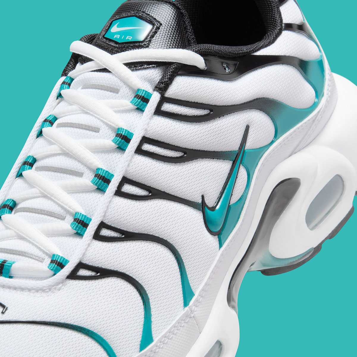 Nike Air Max Plus White Reflective Silver Turbo Green 604133 136 6