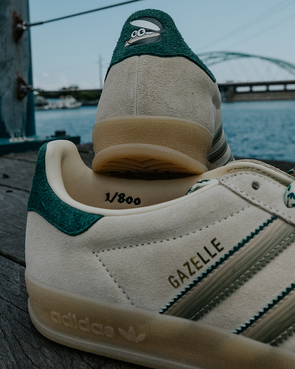 Sneaker Junkies Adidas Gazelle Indoor Clam Chowder Release Date 10