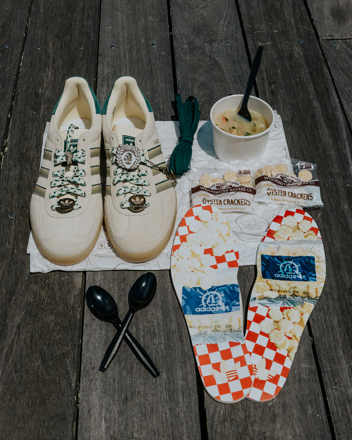 Sneaker Junkies Adidas Gazelle Indoor Clam Chowder Release Date 11