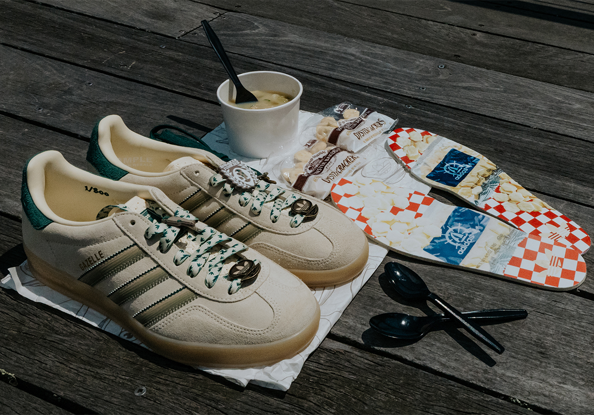 Sneaker Junkies Pours Up The adidas Gazelle "Clam Chowder"
