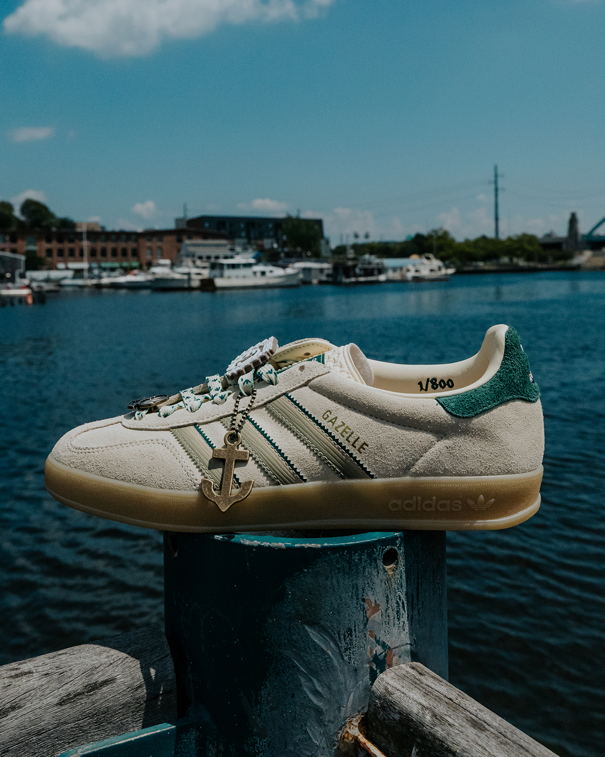 Sneaker Junkies Adidas Gazelle Indoor Clam Chowder Release Date 5