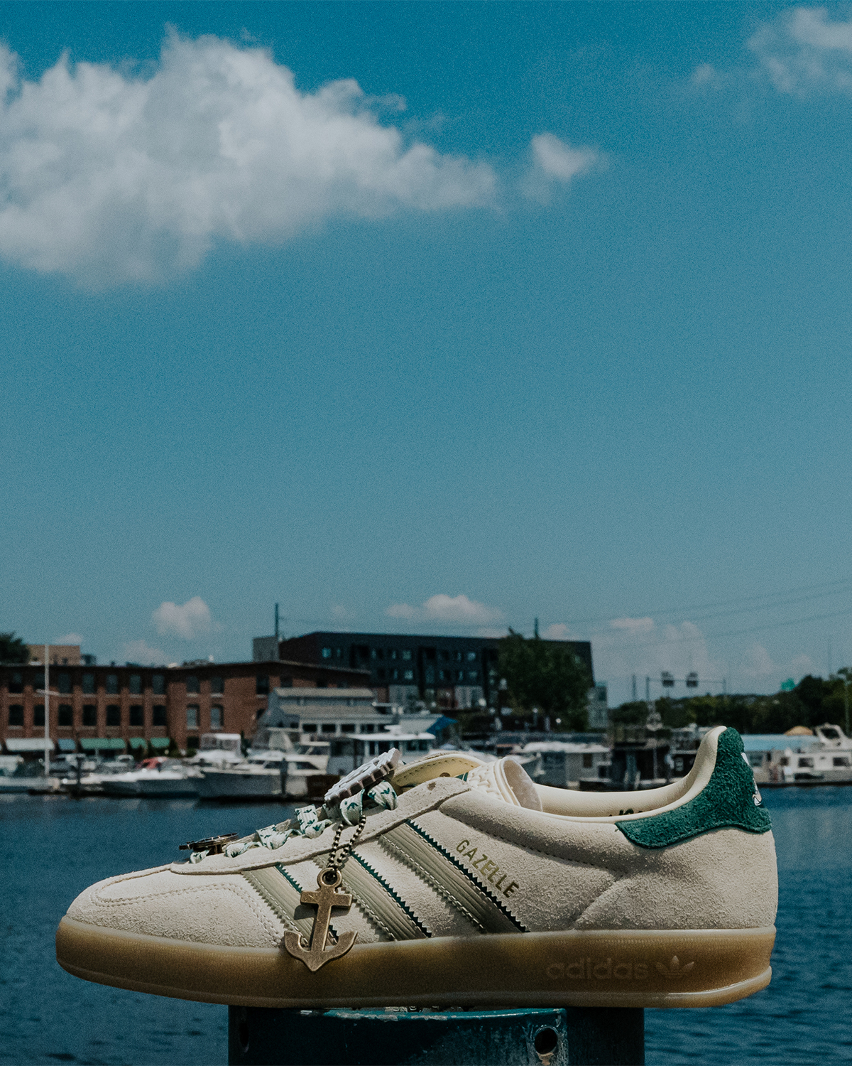 Sneaker Junkies Adidas Gazelle Indoor Clam Chowder Release Date 6