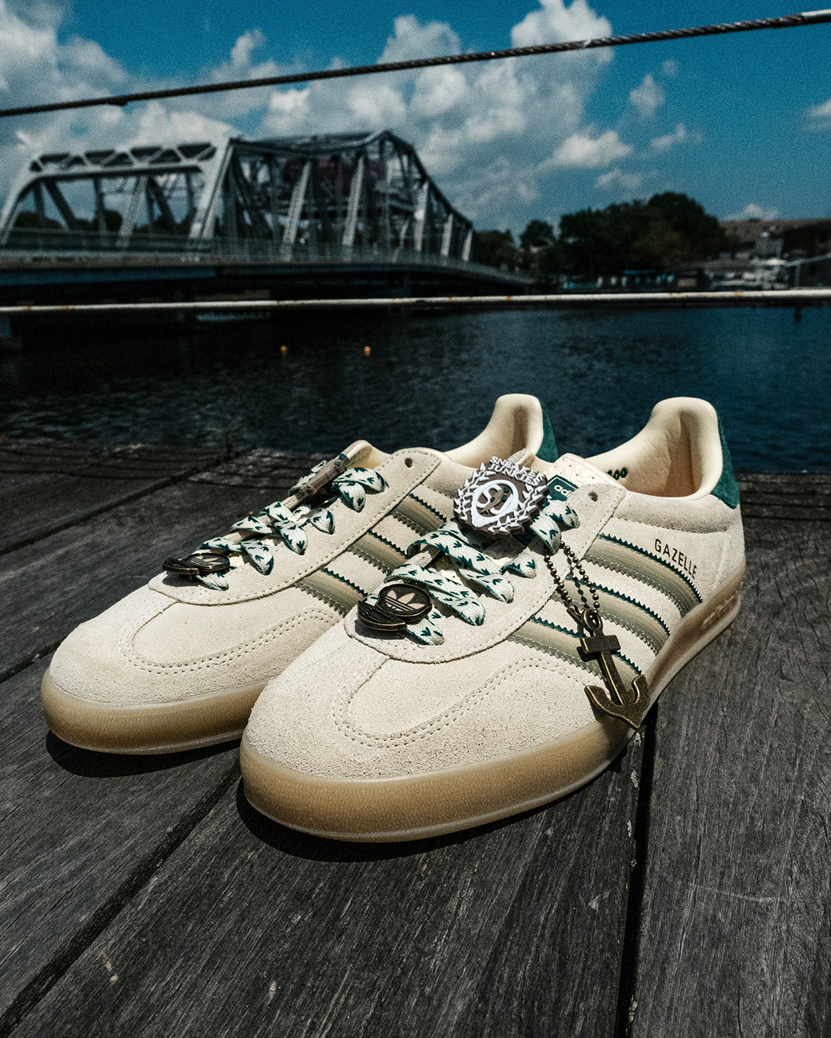 Sneaker Junkies Adidas Gazelle Indoor Clam Chowder Release Date 7