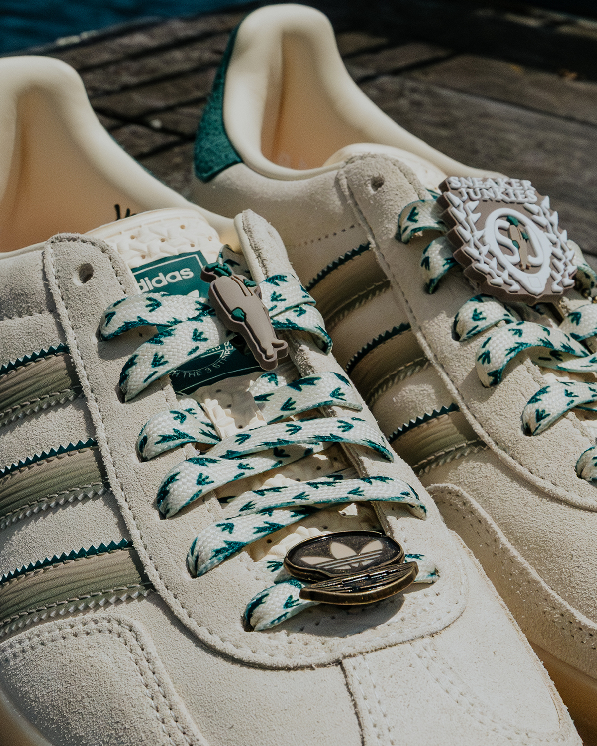 Sneaker Junkies Adidas Gazelle Indoor Clam Chowder Release Date 8