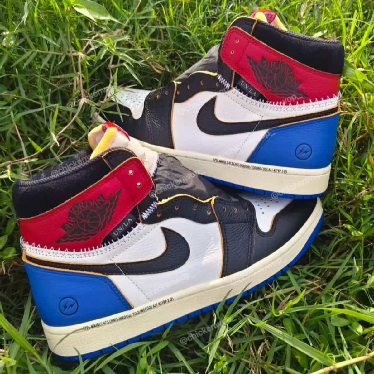 Union Fragment Air Jordan 1 Black Toe 1