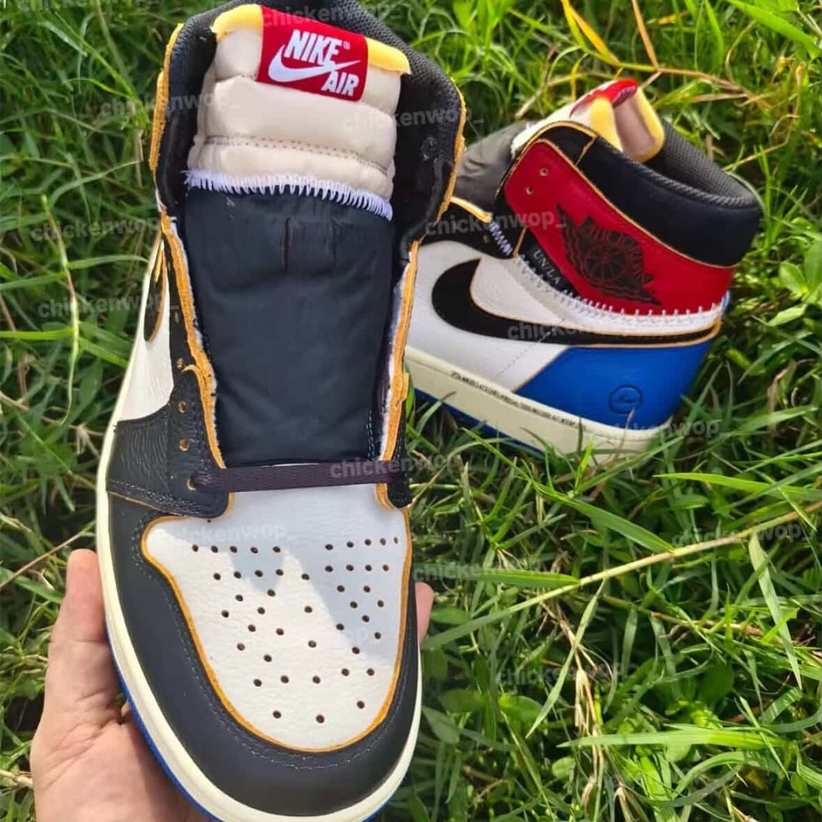 Union Fragment Air Jordan 1 Black Toe 2