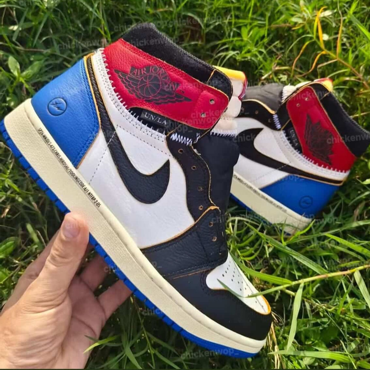 Union Fragment Air Jordan 1 Black Toe 4