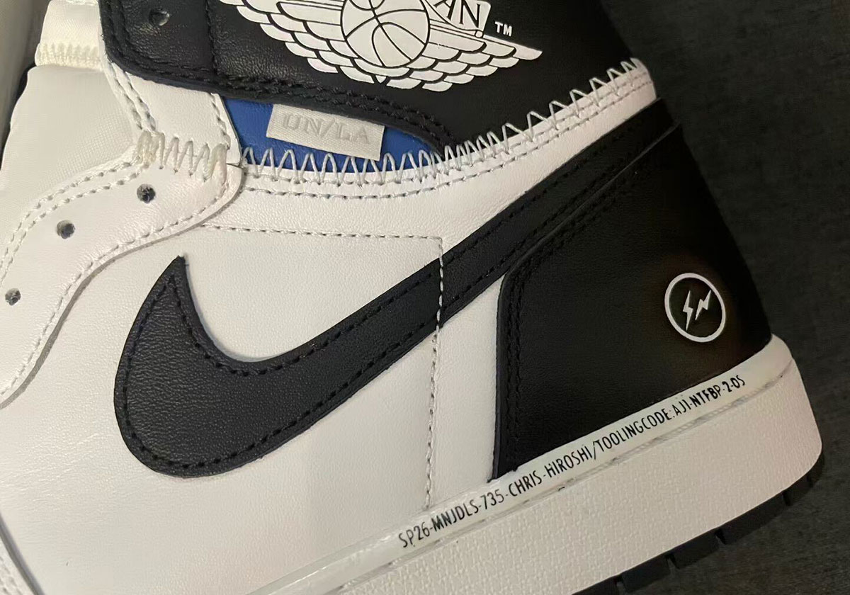 Up Close With The Union LA x Fragment x Air Jordan 1 "White/Black"