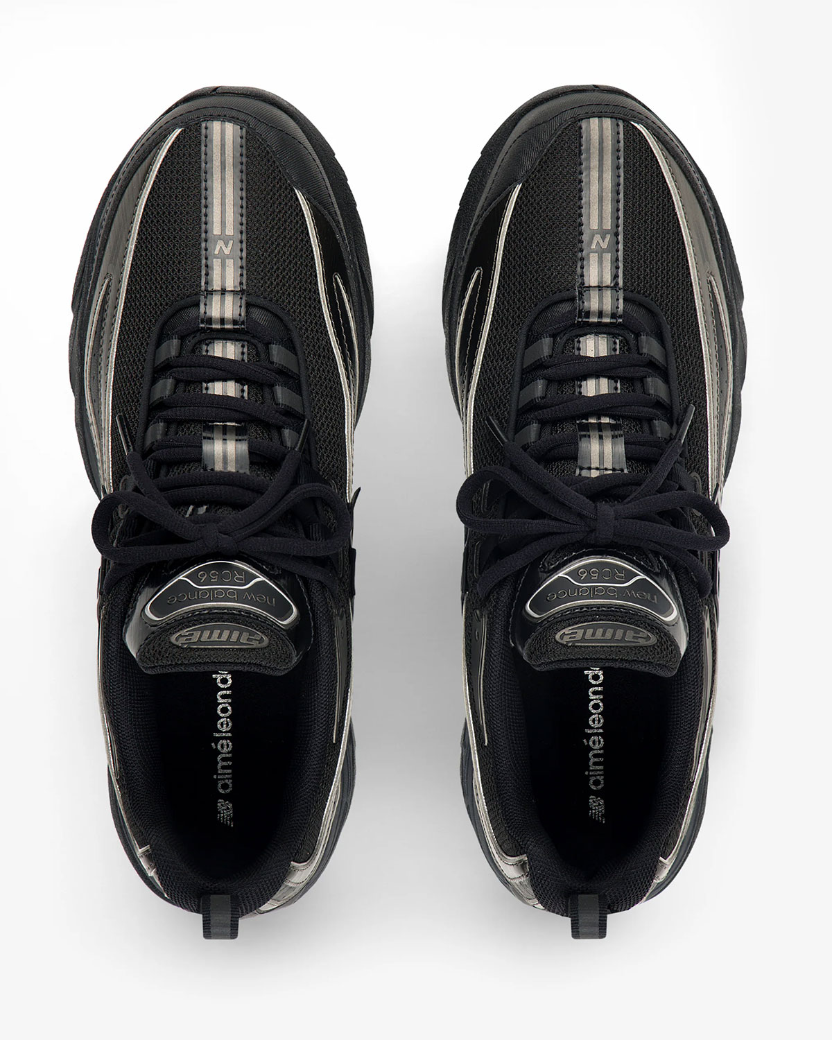 Aime Leon Dore New Balance Rc56 Black Silver 5