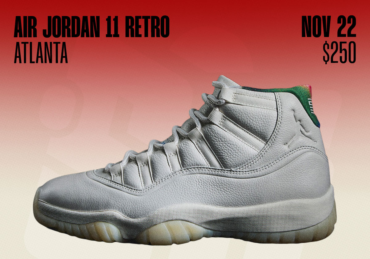 Air Jordan 11 Atlanta Jordan Release Dates November 2025