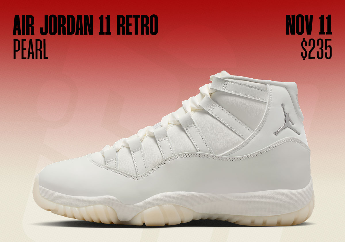 Air Jordan 11 Pearl Jordan Release Dates November 2025