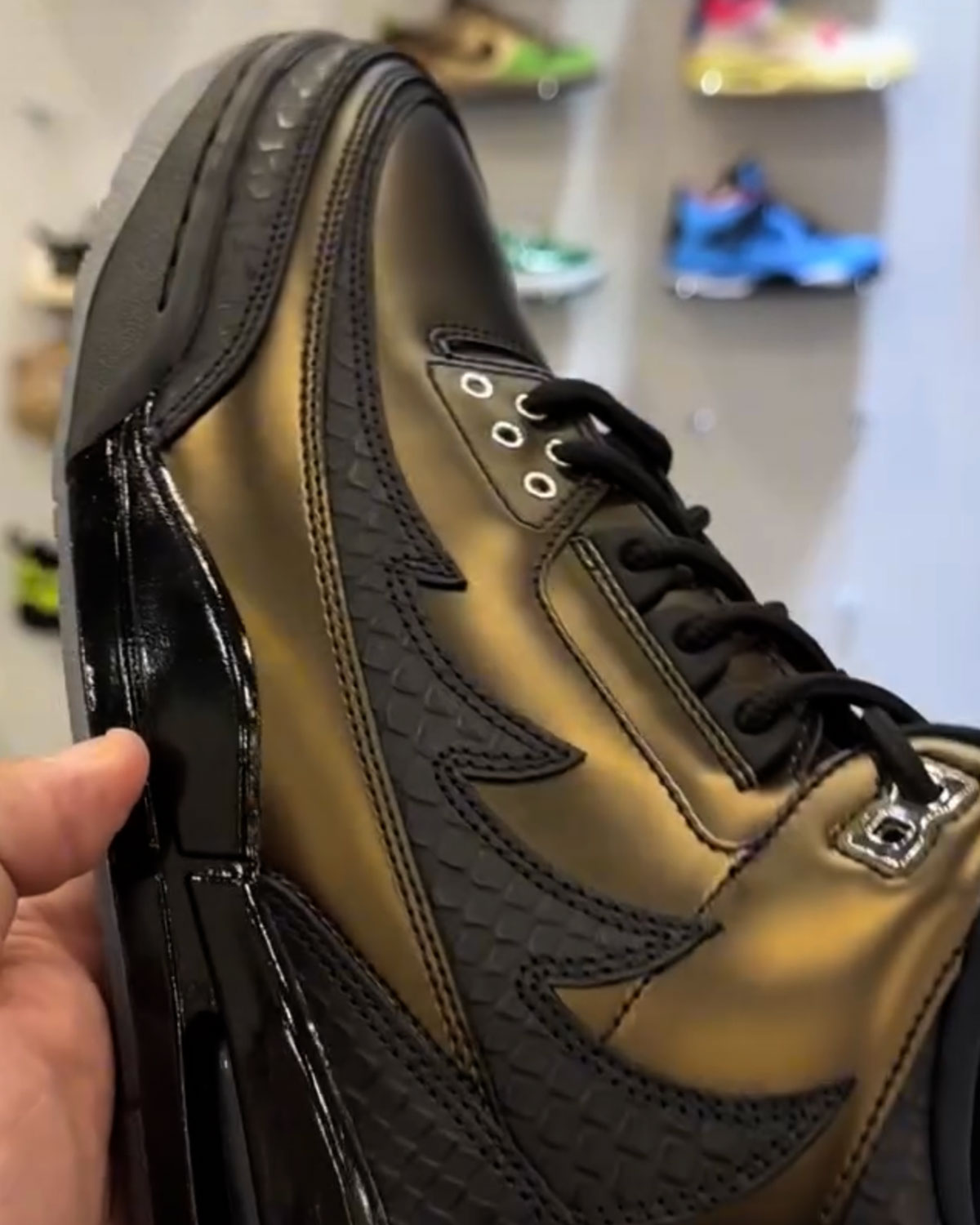 Air Jordan 3 Vuelo Черный образец 4