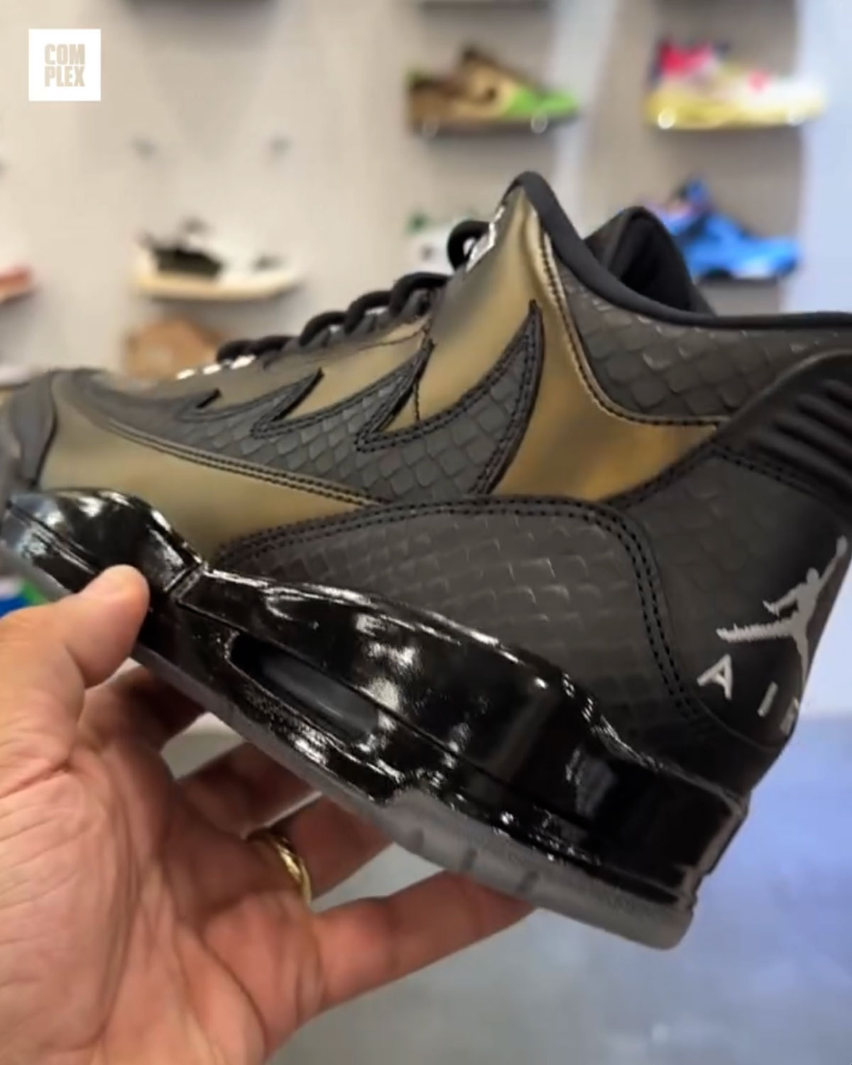 Air Jordan 3 Vuelo Черный Образец 5