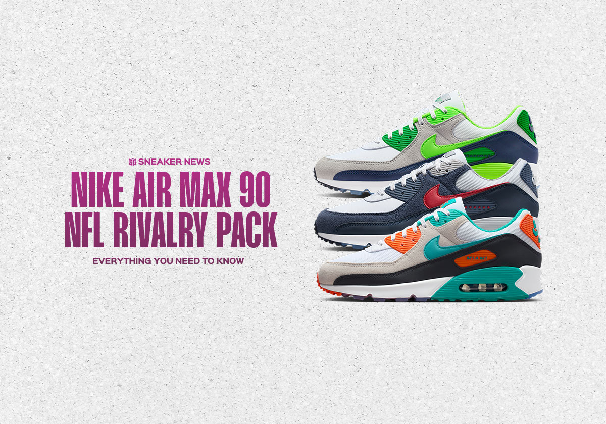 Nike Is Releasing An “NFL Rivalry” Pack With The Air Max 90