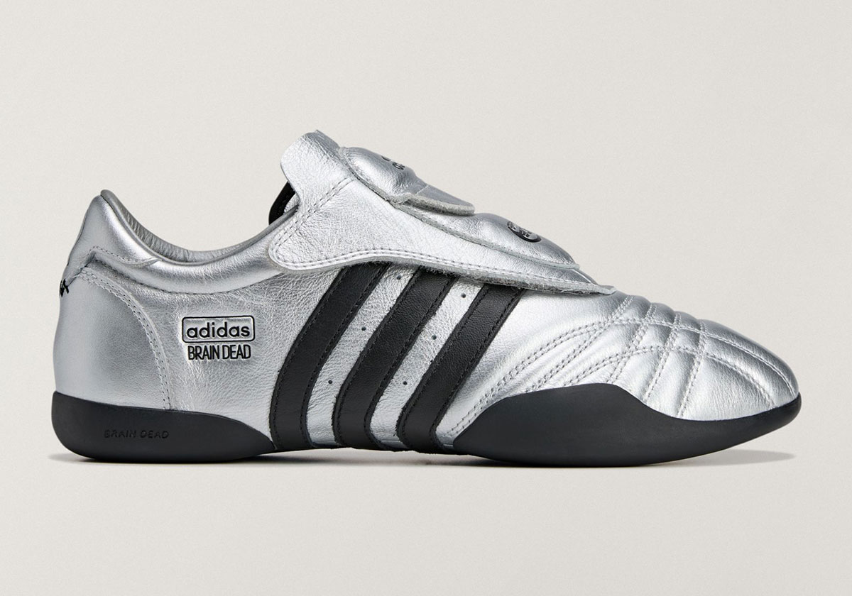 Brain Dead Adidas Taekwondo Silver Black Jq9215 1