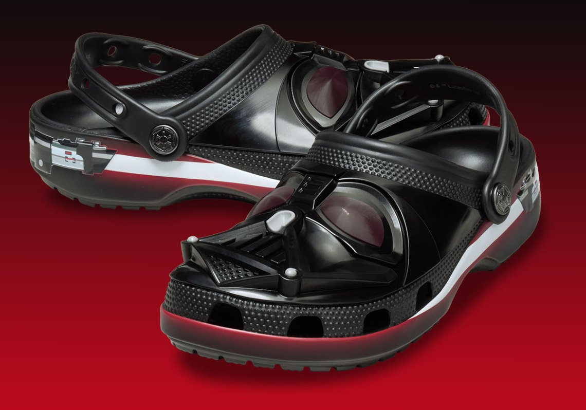 Crocs Star Wars Darth Vader Classic Clog Black 211774-90H Men\'s Sz Star Wars™ Crocs Darth Vader Classic Clog - Black | Journeys main image 2