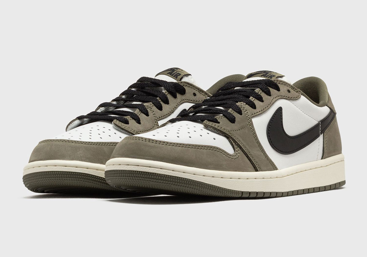 Detailed Look At The Air Jordan 1 Low OG “Medium Olive”