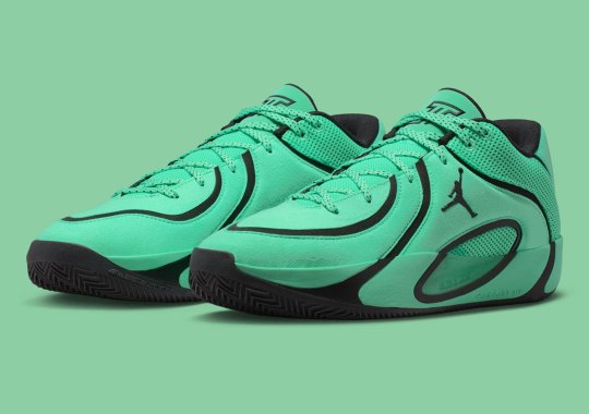 The Jordan Tatum 4 Matches Boston Celtics Uniforms In “Green Glow”