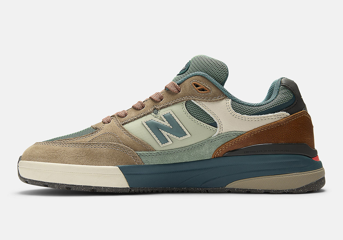 New Balance 933 Andrew Reynolds Mushroom New Spruce Nm933ori 2