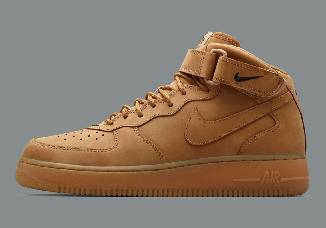 nike air force 1 mid flax 715889 200 release date 1