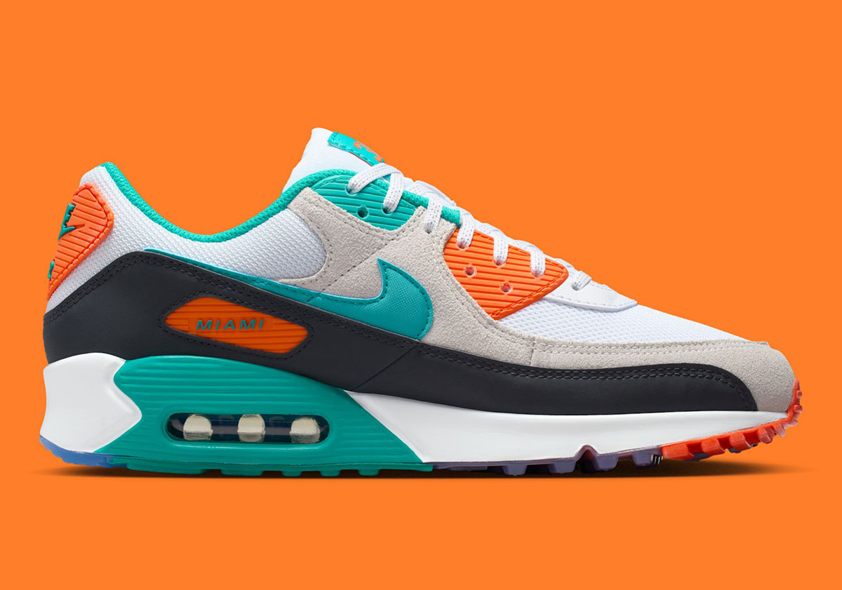 Nike Air Max 90 Miami Dolphins Ii7590 100 4