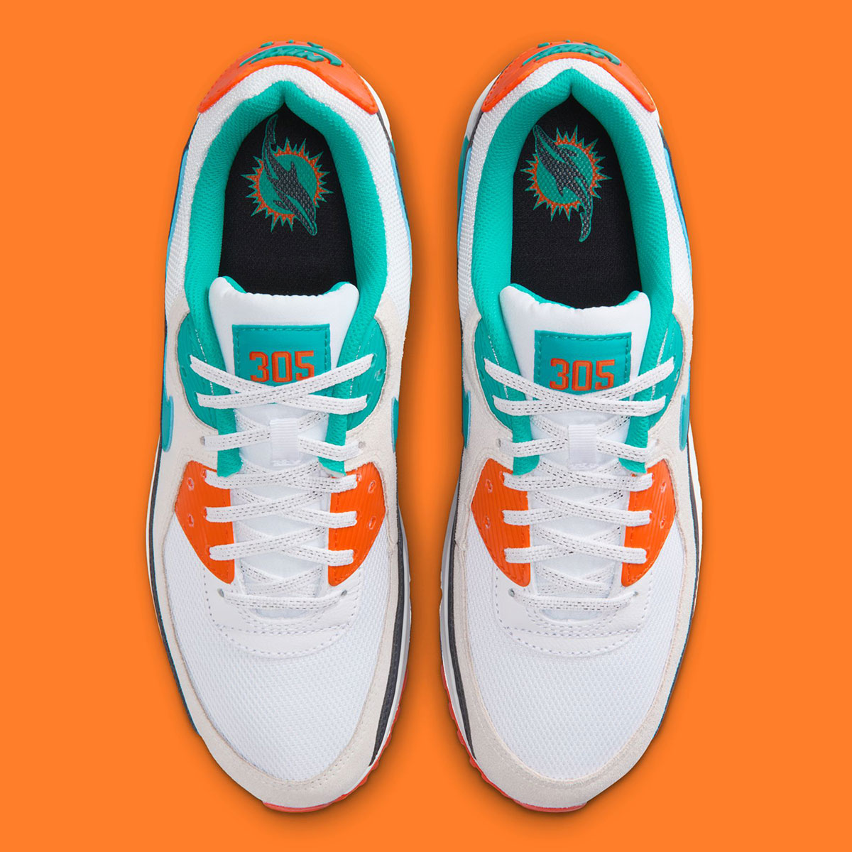 Nike Air Max 90 Miami Dolphins Ii7590 100 5