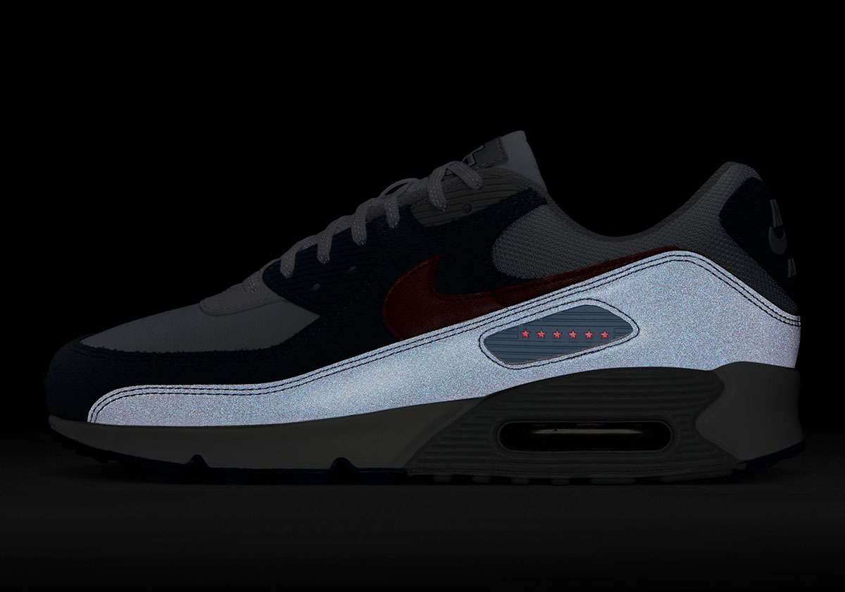 Nike Air Max 90 New England Patriots Ii7591 100 10
