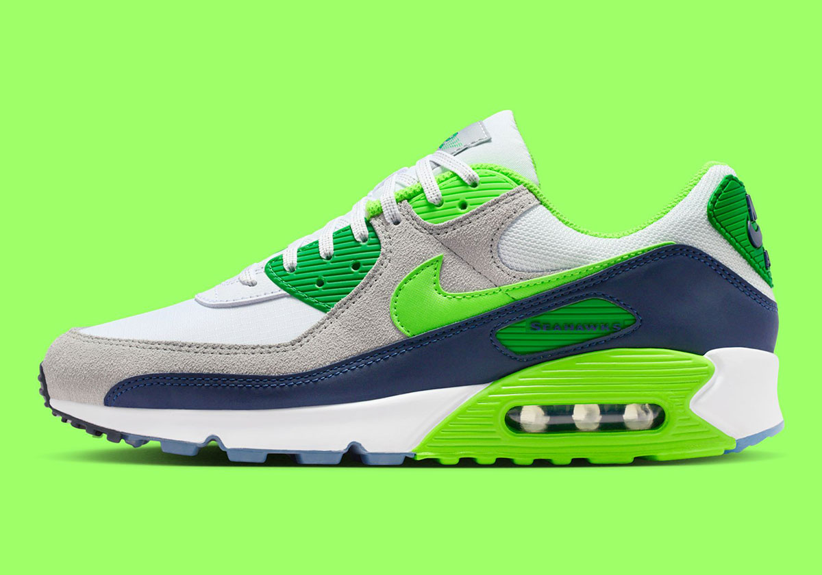 Nike Air Max 90 Seattle Seahawks Ii7534 100 2