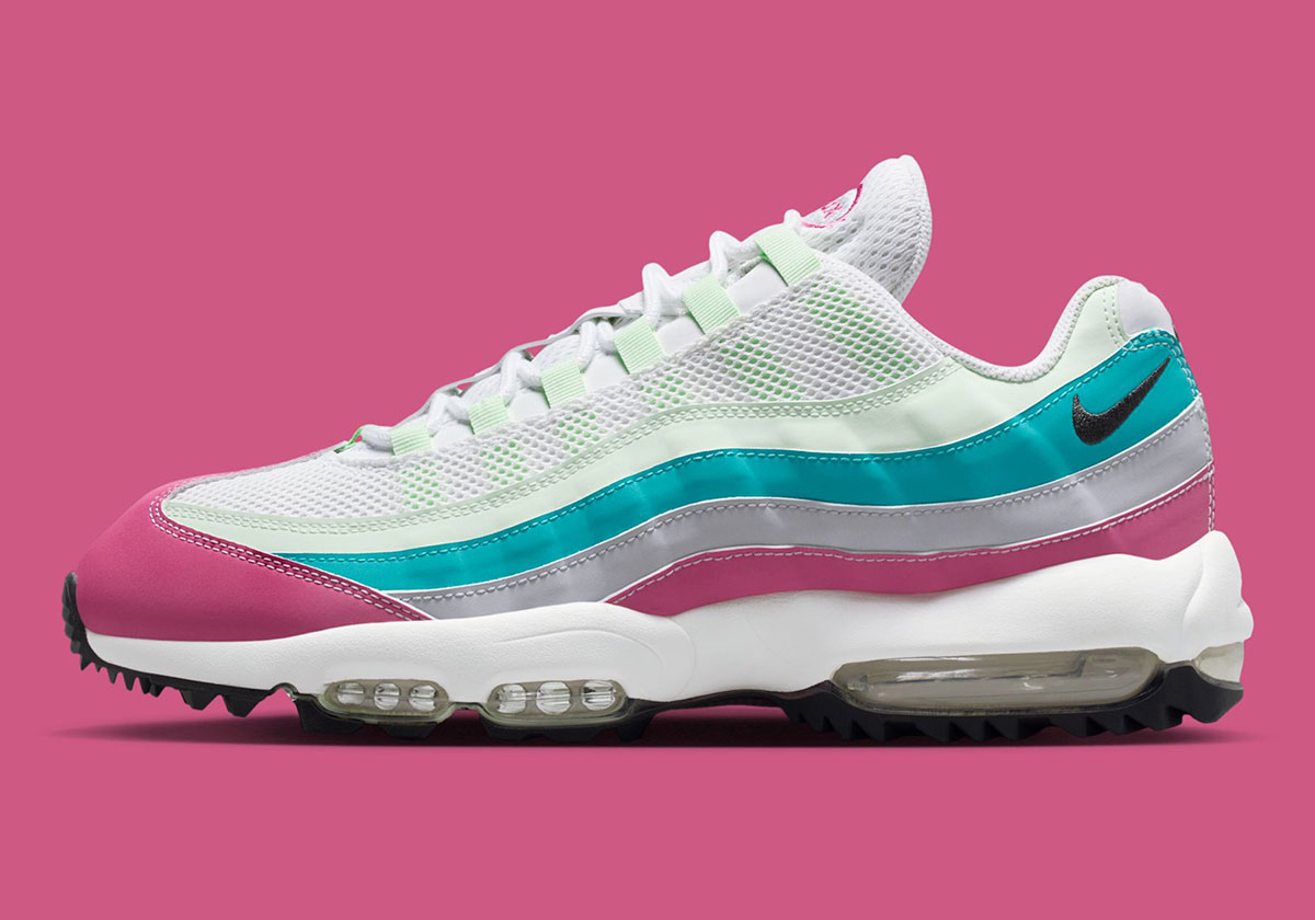 Кроссовки Nike Air Max 95 Golf Peony Volt оттенка Пыльный кактус Антрацит Hv4696 600 2